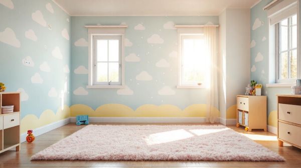 10 idées de papier peint amusant pour la chambre d'un enfant
