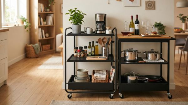 Les meilleures servantes et dessertes pour un espace optimisé